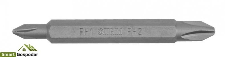Набор бит Sigma Ph1-Ph2x65мм ¼ 10шт S2 Chrome (лента) (4011151)