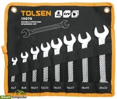 Набір ключів комбінованих в чохлі 8 штук TOLSEN